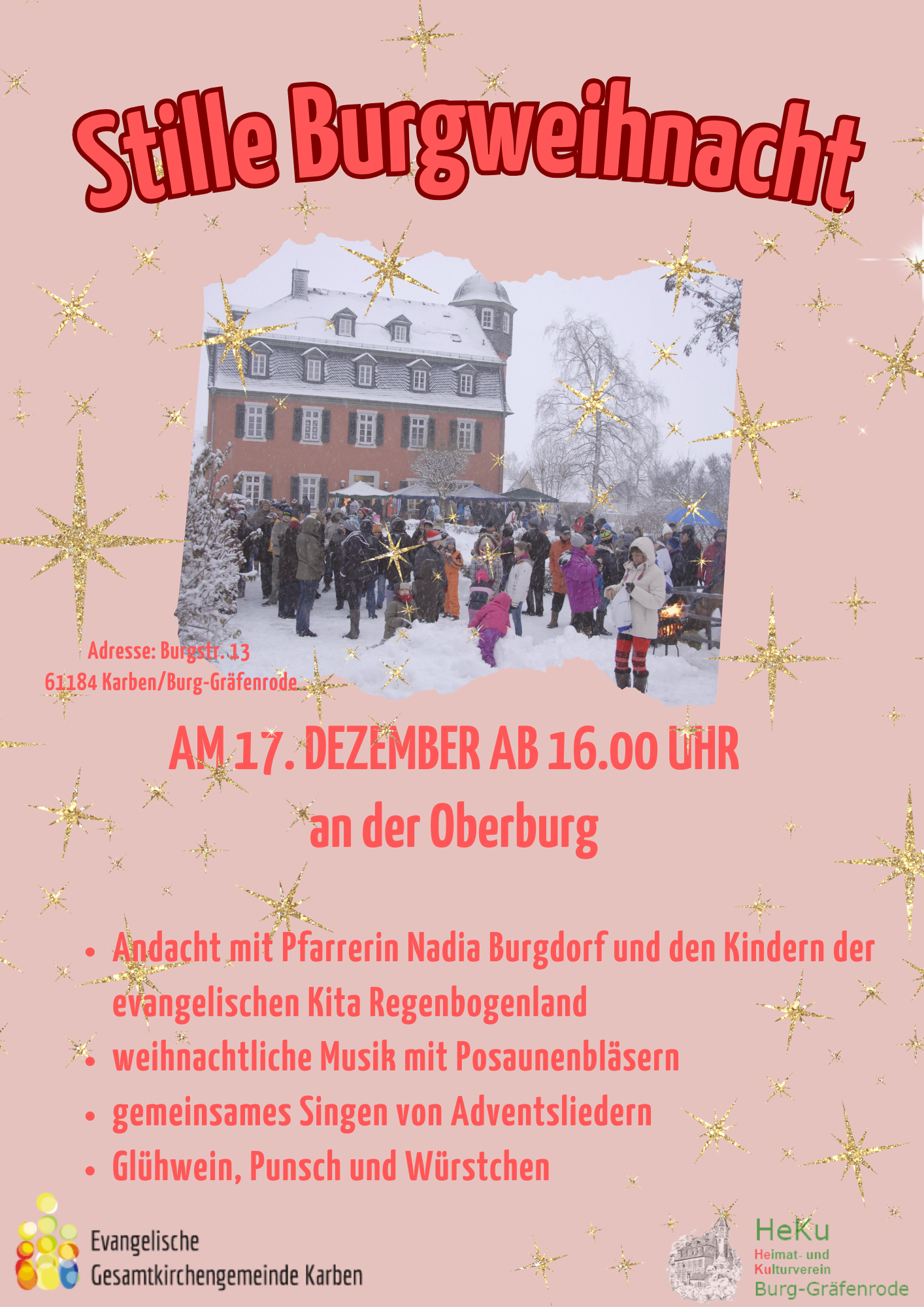 Plakat Burgweihnacht